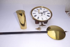 Wiener-Regulator-Uhrwerk, MONATSLÄUFER, mit ovalem Gewicht  + zusätzl. Braukranz