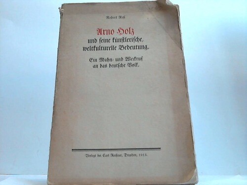 Arno holz und - holz,