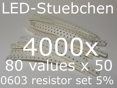 Smd widerstandssortiment 0603 - smd,