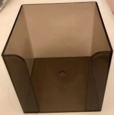 Notizblock Box Zettelkasten Schwarz Kunststoff Trend Innovation Design Leicht