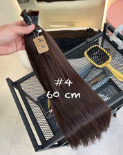 60cm 100gram Slawisch Naturhaar ~ Schnitthaar für Extensions Echthaar, Rohhaar