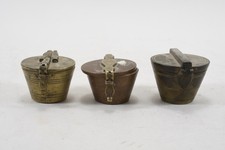 Q15K71- 3x Bronze Bechergewicht Apothekergewicht