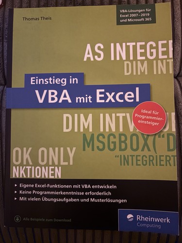 Einstieg vba mit excel - ,