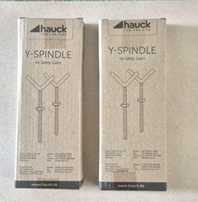 Hauck Y-Spindel für Treppenschutzgitter, 2x 2 Stück Silber, Neu