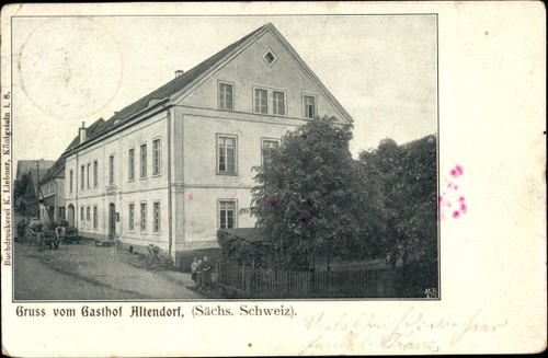 Altendorf sebnitz - ak,