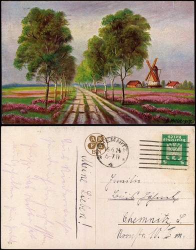 Ansichtskarte windmühle - ,