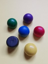 Ersatzteile 6 Spielsteine Holz