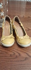 Damen Schuhe 38.5 Fr.Gelb Leder  Mr. MUSTANG Gut Zustand