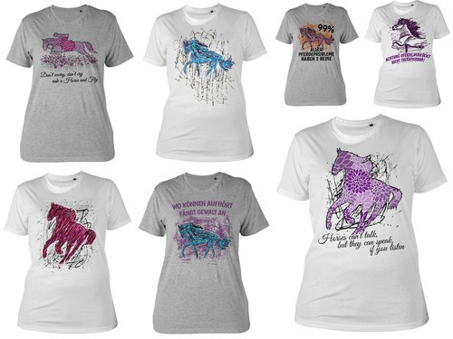 Pferde shirt sprüche - pferde,