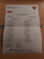 Off. Programm Stadionheft