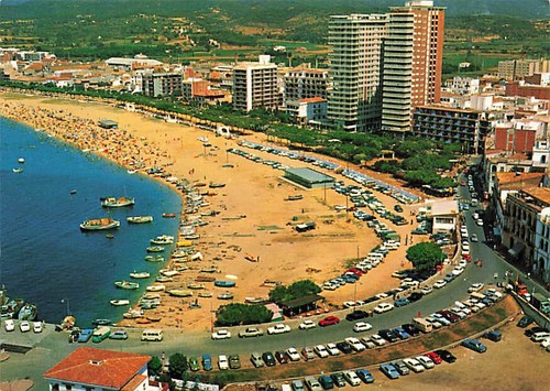 Alte strand von - strand, palamós