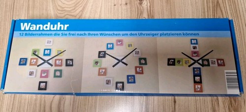 Foto wanduhr mit bunten - foto,