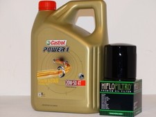 Ölfilter Ducati Monster S4R Testastretta Bj: 07-08 Motoröl Castrol Premium 4 Ltr