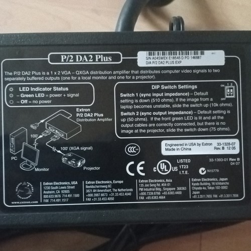 VGA-Videodistributivverstärke