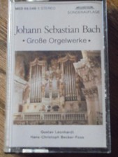 Johann Sebastian Bach – Große Orgelwerke - MC in Hülle in gutem Zustand