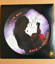 Hand Signed BRIAN MAY BACK TO THE LIGHT 12 inch Vinyl Autograph + COA - Legend