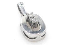 Anhänger 585 Gold 14 Karat Weißgold pendantif Diamant diamond pendant G3675/25