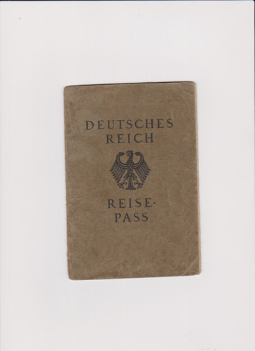 Reisepass deutsches reich - deutsches, aus
