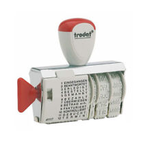 trodat Wortbandstempel 1117 mit Datum einstellbar Bezahlt Gebucht usw