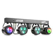 MAX "Partybar1" LED Lichtanlage mit Stativ und IR-Fernbedienung! Lichtset! RGBW!