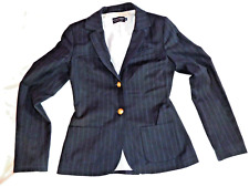 RIVER WOODS EDLE IMPRESSIONEN WOLLJACKE BLAZER SCHWARZBLAU MIT GOLDKNÖPFEN GR 34