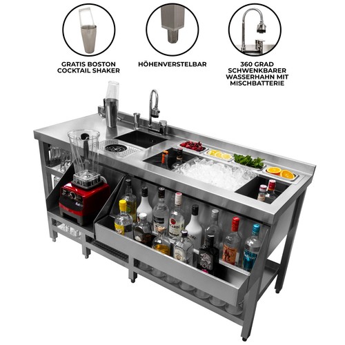 Deluxe cocktail bar station - bar,