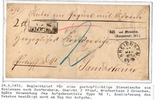 Braunschweig Paketbegleitbrief