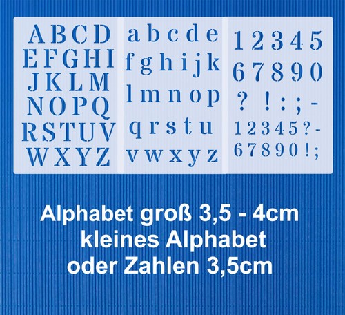 Alphabet schrift - schrift,