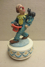 Spieluhr Clownfigur mit 2