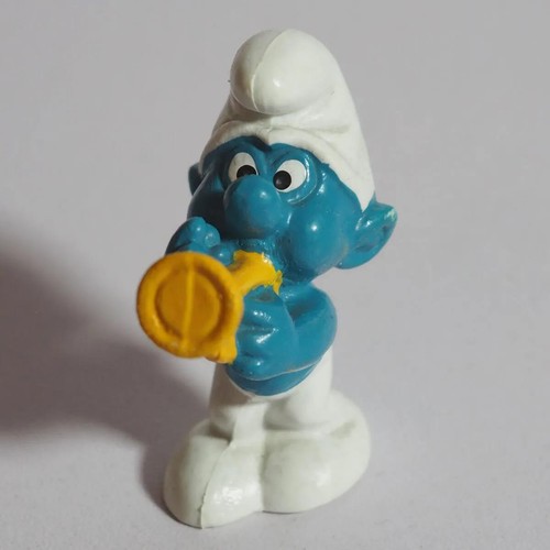 Schlumpf mit trompete - schlumpf,