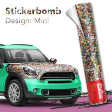 Stickerbomb Auto-Folie Car-Wrapping Logos & Marken, Mini-mix Matt & Glänzend