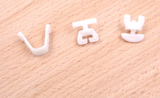 Gardinenfeststeller universal Feststeller  Zwischenfeststeller 10 oder 100 Stück