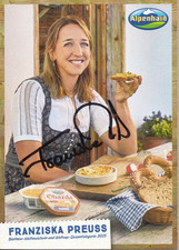 Autogrammkarte Franziska