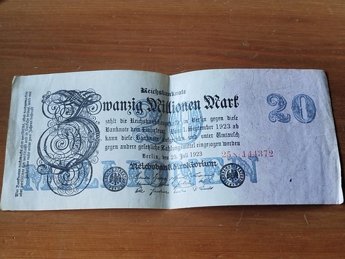 Inflation banknote - banknote, /