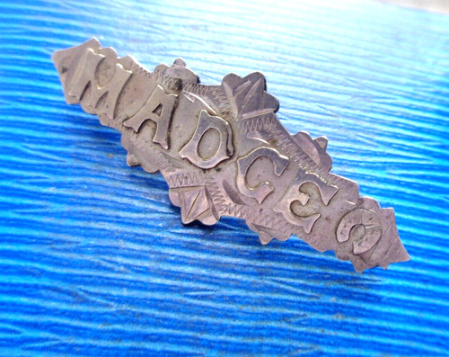 Sterlingsilber name brosche - sterlingsilber,