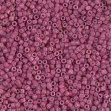 Miyuki Delica beads DB1376 dyed opaque antique rose 5 gramm