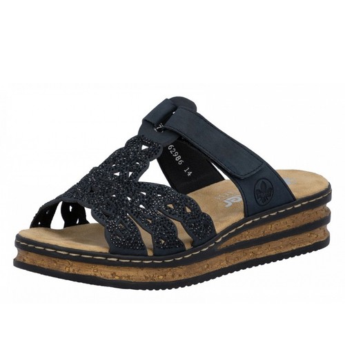 Rieker pantolette schwarz - pantolette,
