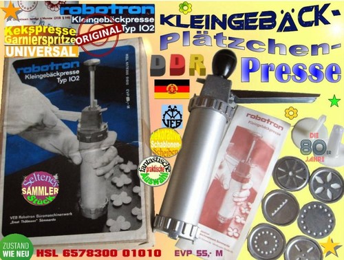 Kleingebäckpresse robotron - kleingebäckpresse,
