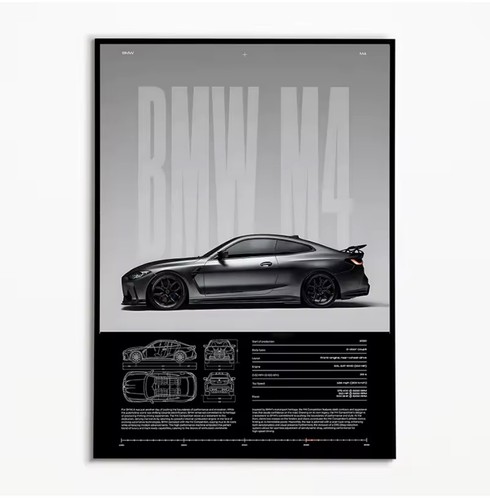Bmw poster druck - druck, |