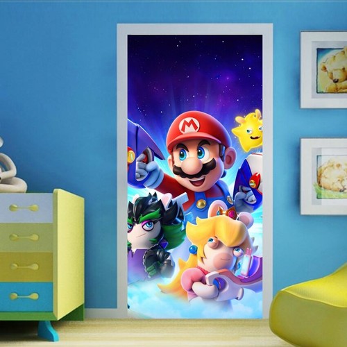 Türaufkleber mario bros - türaufkleber,