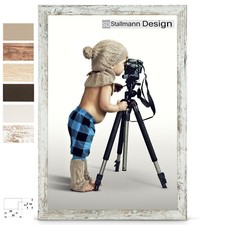 Bilderrahmen New Modern Holz MDF Foto Poster Rahmen Modern Kantig ab 10x15 cm