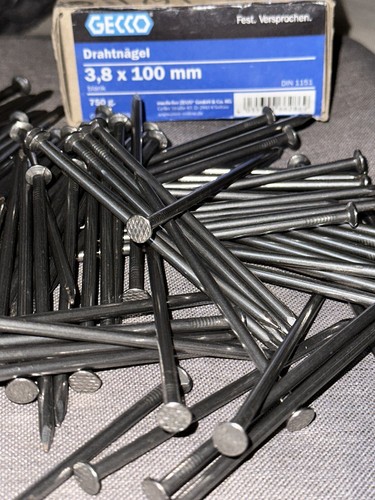 100 stahlnägel blank - 10,