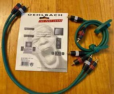 2x0,5m Audio Interconnect Set NF11/ HiFi Audio-Doppelkabel von Oehlbach