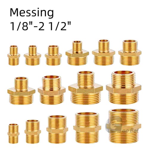 Doppelnippel aus messing - doppelnippel,