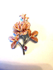 Brosche Blüte Rose Farbe Rosa