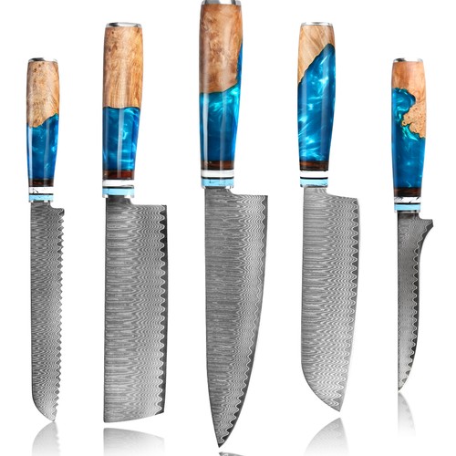 Damastmesser santokumesser - damastmesser,