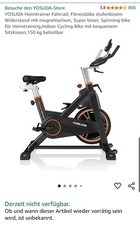 Heimtrainer Fahrradtrainer Indoor Cycling Ergometer, 150kg Belastbarkeit