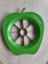 Apfelschneider Apfelentkerner Apfelteiler Apfelzerteiler Apfelspalter grün NEU
