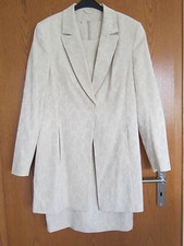 Kleid + Mantel Gr. 84 42 44 lange große Größe Hochzeit Brautkleid Kommunion Fest