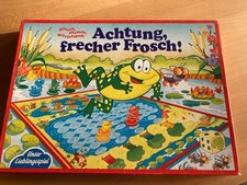 Achtung frecher Frosch -